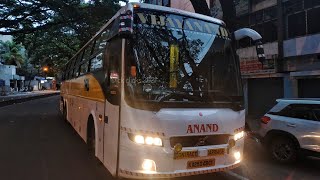 vrl Travels Volvo b9r non AC sleeper towards its destination