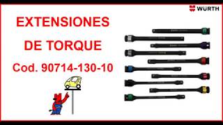 Extensiones de Torque Wurth Cod. 90714-130-10 (Torque Stick)