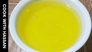 Pure Desi Ghee اصلی دیسی گھی گھر پر بنائیں Best for Health Asli Desi Ghee Recipe By Cook With Hassan