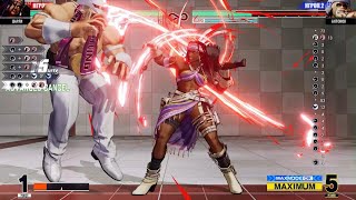 THE KING OF FIGHTERS XV - DARLI DAGGER 1 COMBO EXAMPLE