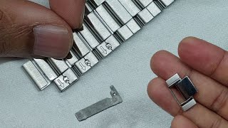 How to Resize Casio watch Band. How to Size Folded Link Bracelet. How to adjust watch strap