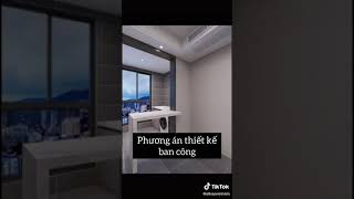 Phương án thiế kế ban công cho công trình