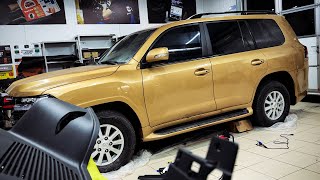 ПОКРАСИЛИ ОБВЕС ТРЕХСОТКИ | Переделка Land Cruiser 200 в Land Cruiser 300 | 3 серия