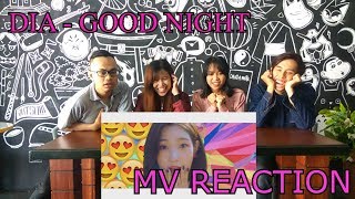 DIA - GOOD NIGHT MV REACTION (INA) | Camping Cantik