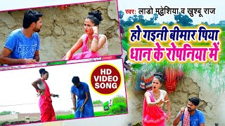 हो गईनी बीमार पिया धान के रोपनिया में | #Lado Madhdeshiya , #Kavita Yadav | Dhan Ke Ropaniya Me