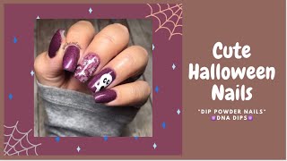 Easy Halloween Dip Powder Nails | DNA Dips & Foils