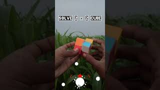 Solve 2 × 2 cube || How to solve 2 × 2 cube || Solve cube #short