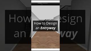 Watch the full tutorial on the channel! #entrywaymakeover #interiorinspo #software #home #decor