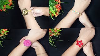 4 Amazing Rakhi Ideas | Handmade Rakhi From Waste Materials