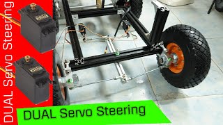 DIY Dual servo steering for Robot car