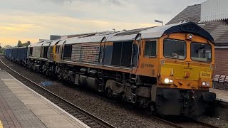 Trains at Hinckley station please enjoy