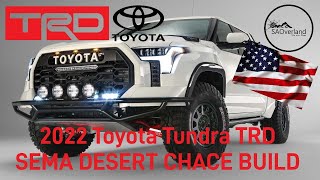 2022 Toyota Tundra  TRD Pro 4X4 - Desert Chase  SEMA BUILD.  Must buy . USA #tundra #4x4