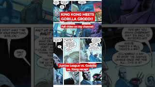 Kong meets Grodd!! Justice League vs. Godzilla vs. Kong #dccomics #superman #godzilla #kong #shorts