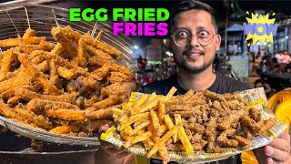 Weird French Fries Of Karachi | Egg Fried Fries | Karachi Street Food 2024  | Street Food Section