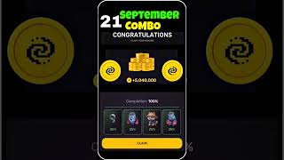 PIXEL TAP BY PIXELVERSE DAILY COMBO CARDS 21 SEPTEMBER 2024