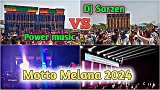 Dj sarzen vs dj power music || bhadrak motto Melana 2024 || face to face compitition 💥