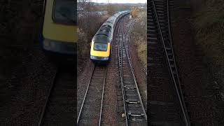 43133 and 43137 working 1A37 from Glasgow Queen St to Aberdeen #shorts #train #class43 #hst.