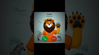 lion calling#funny #memes #youtubeshorts #viral #trending #ringtone #comedy #smartphone #shortvideo