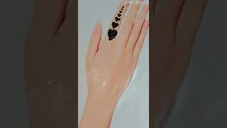 ♥ Heart Mehandi Design ♥ #mehandi #trending  #shortvideo#ytshorts