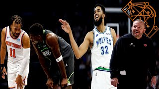 Knicks Karl Anthony Towns Game Film, Opening Jalen Brunson Offensive Versatility & Non Thibs Traits