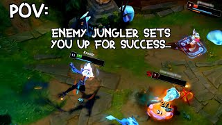 When the mid-jungle diff is beyond repair... (League of Legends)