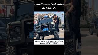 Land Rover Defender 70 5.0L V8 vs Dongfeng Warrior 917 EV 1000 HP