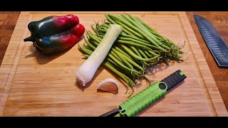 Bohnen in Grün - das gibt einen freshflash Salat