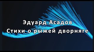 Эдуард Асадов — Стихи о рыжей дворняге