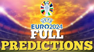 Euro 2024: Full Predictions and Preview