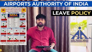 Leave Policy in AAI | Junior Executive Common cadre, ATC, Finance, Law, GATE 2024 | Leaves in AAI