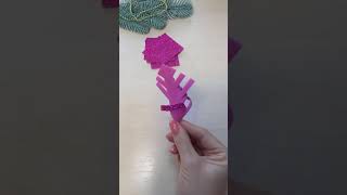 3D Paper Christmas Flower | How to Make a 3D Paper Xmas Flower  2021