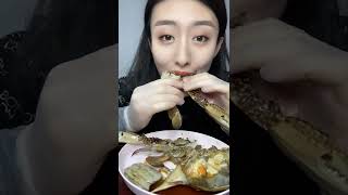 ASMR Eating, Eating Crab and Shrimp