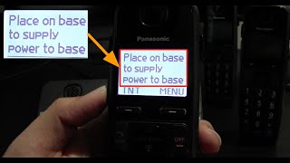 How To Use Power Failure (Battery Back Up) On A Panasonic Home Phone!