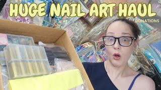 Huge undoxing |  Mixed Nail Art Haul | 💅💅Donations 💅💅 BR Nail Talk | Givaways