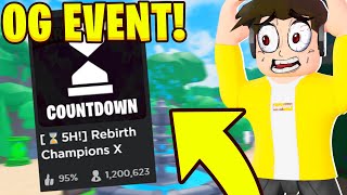 ZAGRAŁEM W NAJWIĘKSZY EVENT W ROBLOX?! REBIRTH CHAMPIONS X