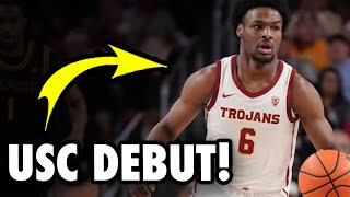 Bronny James USC Debut