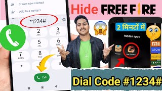 free fire dial pad mein kaise chupaye | free fire ko kaise chupaye | free fire ko hide kaise karen