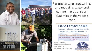 W3: Parameterizing, measuring, & modeling water & contaminant transport dynamics in the vadose zone