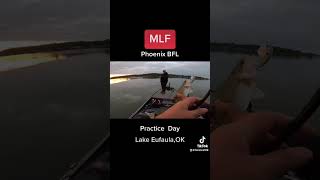 MLF-BFL practice on lake Eufaula,OK Full video on my channel #bassfishing #fishing #fun #tournament