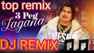 3 Peg Lagana dj remix song  Amit Saini Rohtakiya Haryanvi song hing remix new song