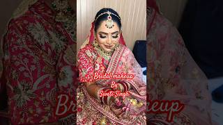 Bridal makeup done by Swati Singh. For makeup booking 📞8447032999 #shortsvideo #youtubeshorts