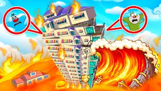 Roblox Oggy Got Stuck In Dangerous Lava Tsunami With Jack