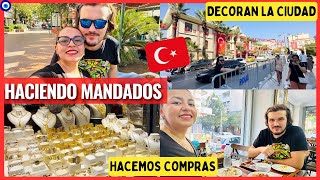 DECORAN LA CIUDAD🇹🇷BUSCAMOS COTIZACIONES🤑HACEMOS COMPRAS🛒#mexicanaenturquia#mexicana#turquia#vlog