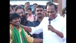 Mallareddy minister launched #KCR rocking rajesh movie title . super success .