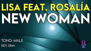 LISA feat. Rosalía - NEW WOMAN - Karaoke Instrumental - Male