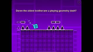 My OC trying to play geometry dash watch till the end please