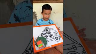 Mewarnai Mobil Polisi Keren #mainananak