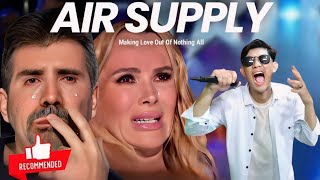 A Very Extraordinary Voice in The World Makes Simon Cowell Crying With The Song Air Supply