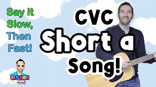 SHORT A SONG 🎶 Phonics Song | Vowel Letter A | How To Pronounce | (CVC Short A Version)