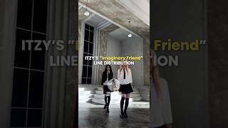 ITZY’S ”Imaginary Friend” LINE DISTRIBUTION #kpop #shorts #itzy #yeji #lia #ryujin #yuna #chaeryoung